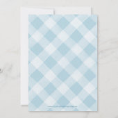 Carte de Baby shower de petit Citrouille (Dos)