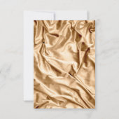 Carte de Baby shower ethnique Merci rose et or (Dos)