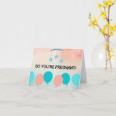 Carte de Baby Shower, Félicitations, Carte de Gros (Fleur jaune)