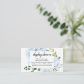 Carte de Baby shower Fleur Jolie Floral Display (Debout devant)
