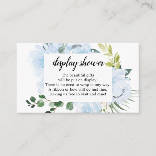 Carte de Baby shower Fleur Jolie Floral Display (Devant)