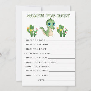 Carte de Baby shower Mignonne Alligator