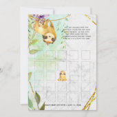 Carte de baby shower | Parcelle tropicale (Devant)