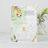 Carte de baby shower | Parcelle tropicale (Debout devant)