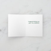 Carte de Baby shower prête à rocher (Intérieur)