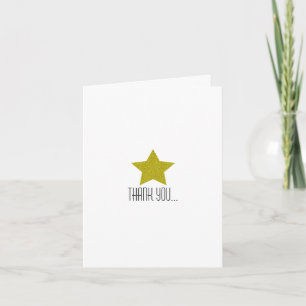 CARTE DE BABY SHOWER TWINKLE TWINKLE MERCI