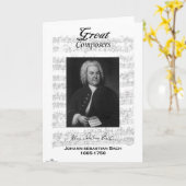 Carte de BachGreetings (Fleur jaune)