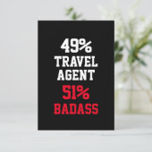 Carte de Badass d'Agent de Voyage (Debout devant)