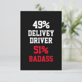 Carte de Badass de Chauffeur de Livraison (Debout devant)