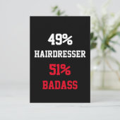 Carte de Badass de Coiffeur (Debout devant)