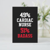 Carte de Badass d'infirmière cardiaque (Debout devant)