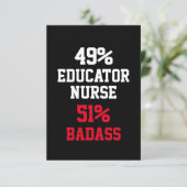 Carte de Badass d'infirmière éducatrice (Debout devant)