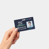Carte de badge d'identification de photo d'infirmi (Manuel / portable)