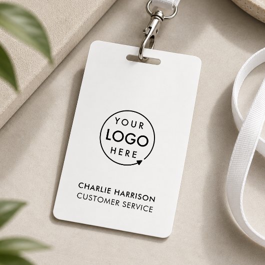Carte de badge d'identification | Lanière de perso