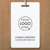 Carte de badge d'identification | Lanière de perso