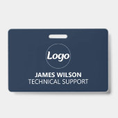 Carte de badge d'identification | Logo du personne (Avant)