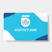 Carte de badge d'identification photo d'infirmière (Arrière)