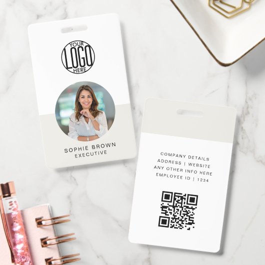 Carte de badge nominatif | Badge d'identification (Bureau)