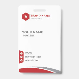 Carte de Badge Vertical Bussines