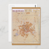 Carte de Bagdad, Iraq (2003) (Devant / Derrière)