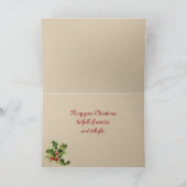 Carte de baiser des Snowpeople de Noël (Intérieur)