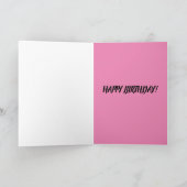 CARTE DE BAISERS D'ANNIVERSAIRE (Intérieur)