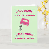 Carte de baking des bonnes mamans (Fleur jaune)