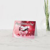 Carte de bal disco Valentine's Day sur mesure (Devant)