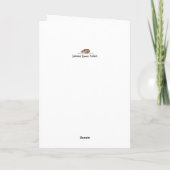 Carte de balcon parisien petit-déjeuner Tour Eiffe (Dos)