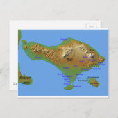 Carte de Bali Holliday (Devant / Derrière)