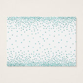 Carte de balise Favoriser Confetti Script Merci Co (Dos)