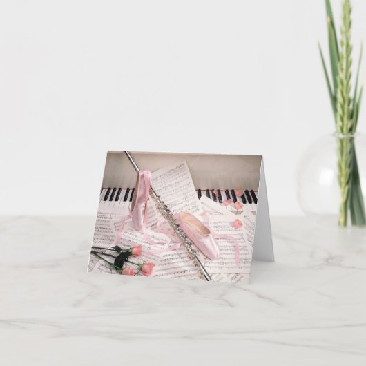 Carte de ballerine (Devant)