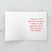 Carte de ballon à air chaud, carte de voeux 5" x 7 (Intérieur)