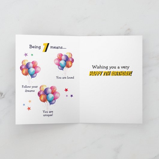 Carte de ballons d'anniversaire Dinosaur T Rex Gol (Intérieur)