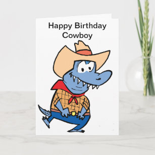 Cadeaux Joyeux Anniversaire Cowboy Zazzle Be