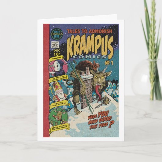 Carte de bande dessinée Krampus (Devant)