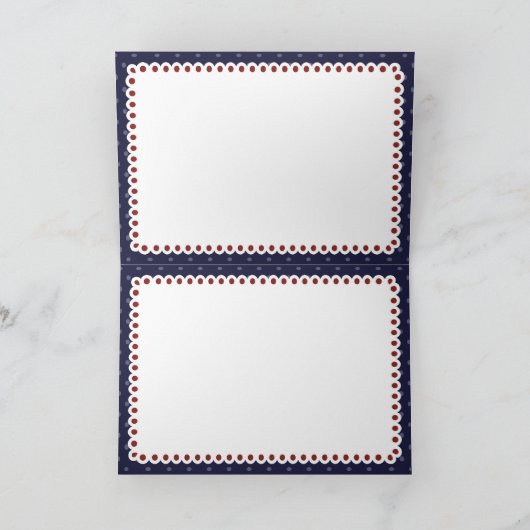 Carte de bannière étoilée (Intérieur)