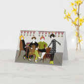 Carte de bannière Mah Jongg (Fleur jaune)