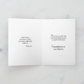 Carte de baptême d'adulte Nouvelle Création (Intérieur)