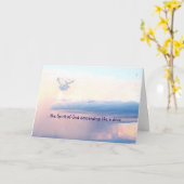 Carte de baptême pour adultes (Fleur jaune)