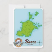 Carte de Barra Écosse (Dos)