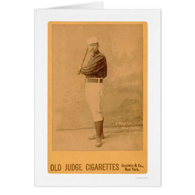Carte de base-ball de JIM O'Rourke 1889 (Devant)
