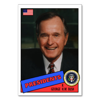 Carte de base-ball George H.W. Bush