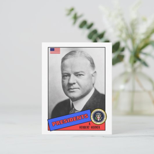 Carte de base-ball Herbert Hoover (Debout devant)