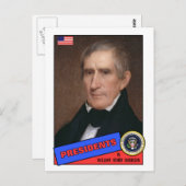 Carte de base-ball William Henry Harrison (Devant / Derrière)