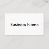 Carte de base de Buisiness (Devant)