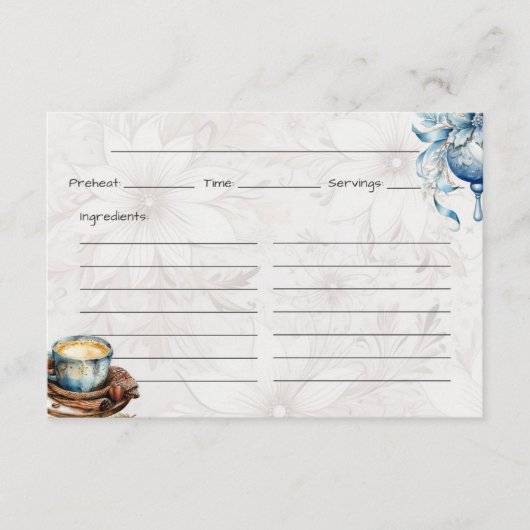 Carte de base du matin de Noël (Devant)