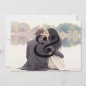 CARTE DE BASE Moderne superposition mariage noir d (Devant)