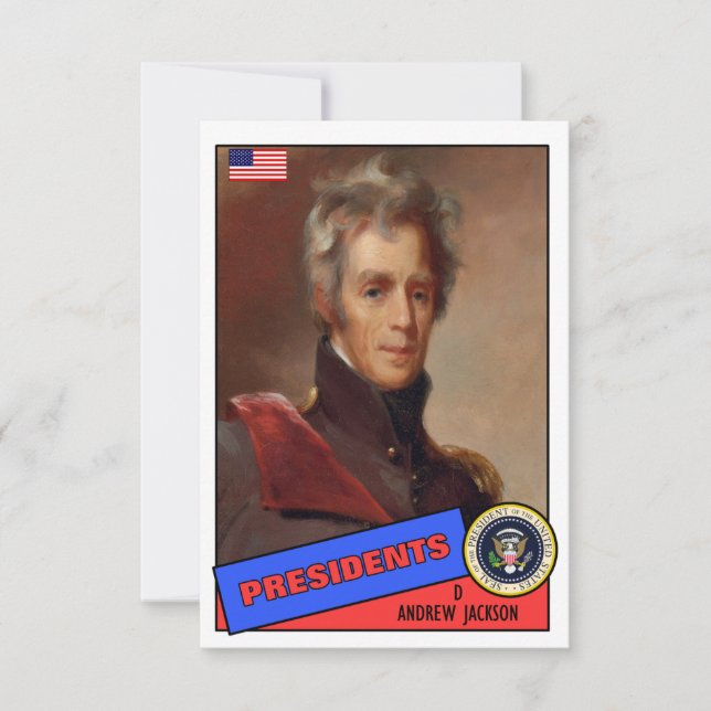 Carte de baseball Andrew Jackson (Devant)