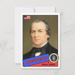 Carte de baseball d'Andrew Johnson
